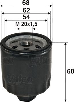 VALEO 586011 - Масляный фильтр abcparts.ee
