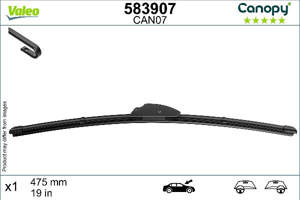 VALEO 583907 - Щетка стеклоочистителя abcparts.ee