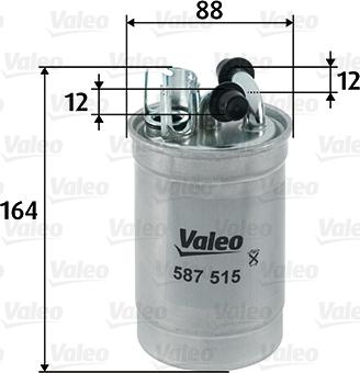 VALEO 587515 - Топливный фильтр abcparts.ee