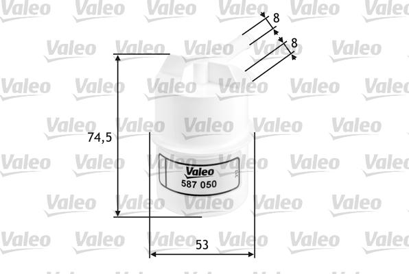 VALEO 587050 - Топливный фильтр abcparts.ee