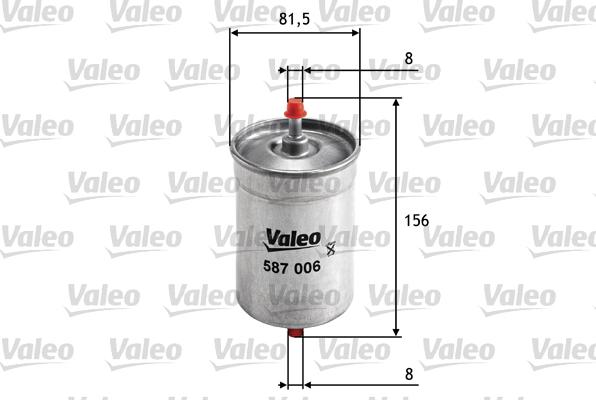 VALEO 587006 - Топливный фильтр abcparts.ee