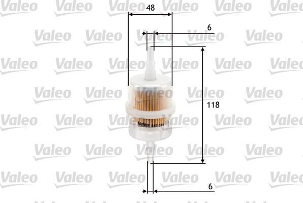 VALEO 587011 - Топливный фильтр abcparts.ee