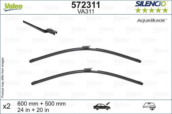 VALEO 572311 - Щетка стеклоочистителя abcparts.ee