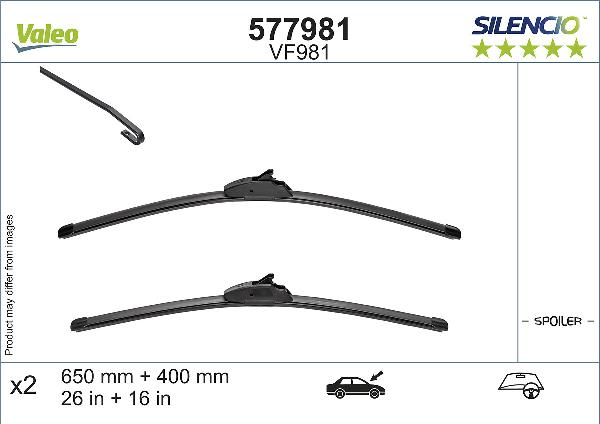 VALEO 577981 - Щетка стеклоочистителя abcparts.ee