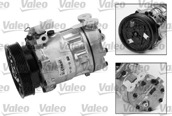VALEO 699315 - Компрессор кондиционера abcparts.ee