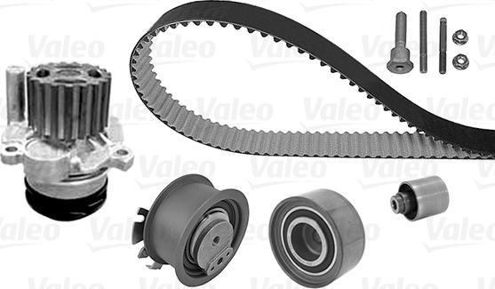 VALEO 614563 - Водяной насос + комплект зубчатого ремня ГРМ abcparts.ee