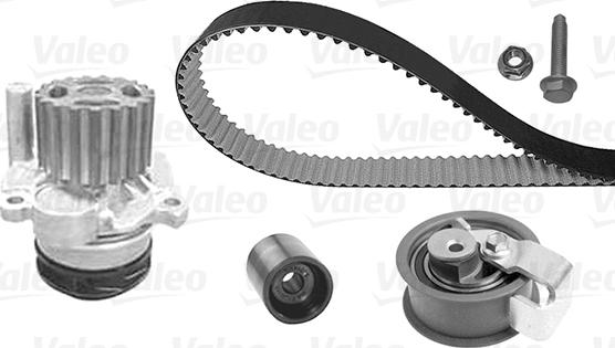 VALEO 614562 - Водяной насос + комплект зубчатого ремня ГРМ abcparts.ee