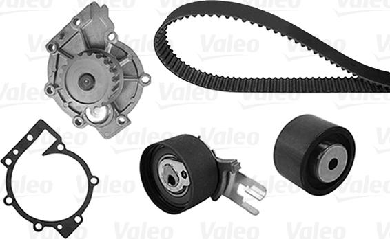 VALEO 614585 - Водяной насос + комплект зубчатого ремня ГРМ abcparts.ee