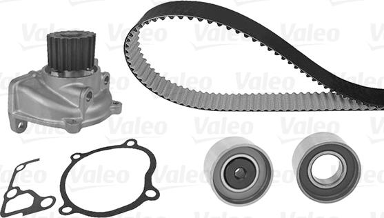 VALEO 614668 - Водяной насос + комплект зубчатого ремня ГРМ abcparts.ee