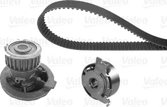 VALEO 614616 - Водяной насос + комплект зубчатого ремня ГРМ abcparts.ee