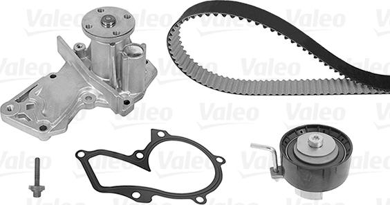 VALEO 614617 - Водяной насос + комплект зубчатого ремня ГРМ abcparts.ee