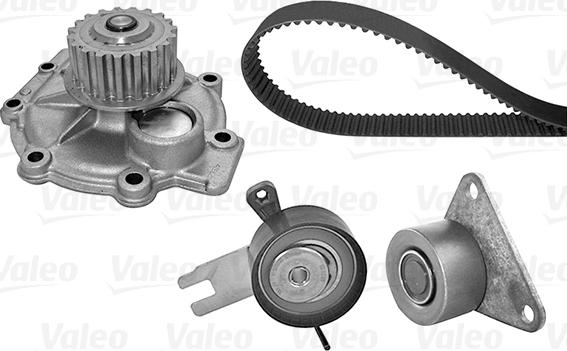 VALEO 614686 - Водяной насос + комплект зубчатого ремня ГРМ abcparts.ee