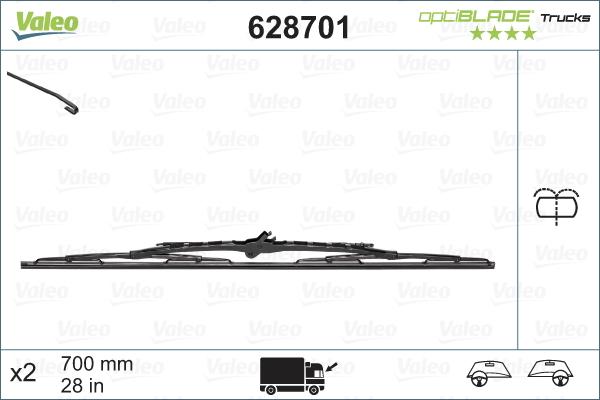 VALEO 628701 - Щетка стеклоочистителя abcparts.ee
