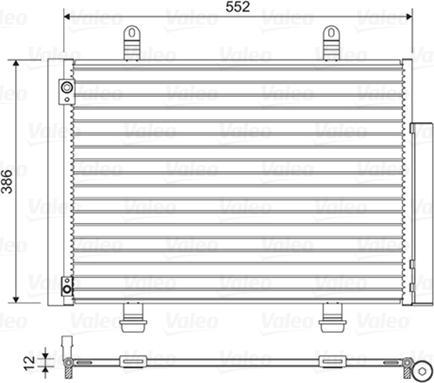 VALEO 814418 - Конденсатор кондиционера abcparts.ee