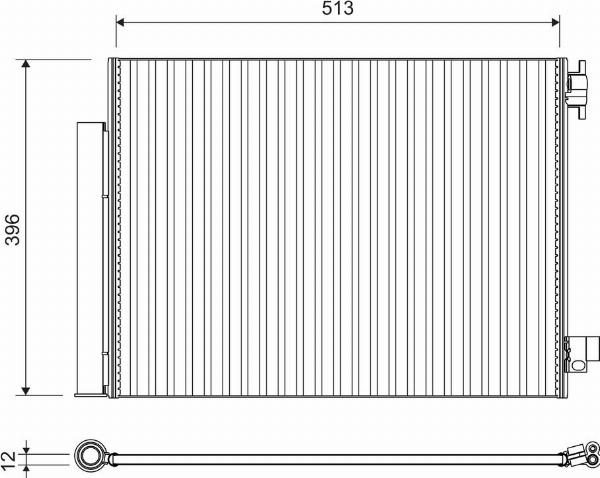 VALEO 814373 - Конденсатор кондиционера abcparts.ee