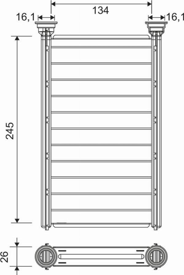 Valeo 811646 - Теплообменник, отопление салона abcparts.ee