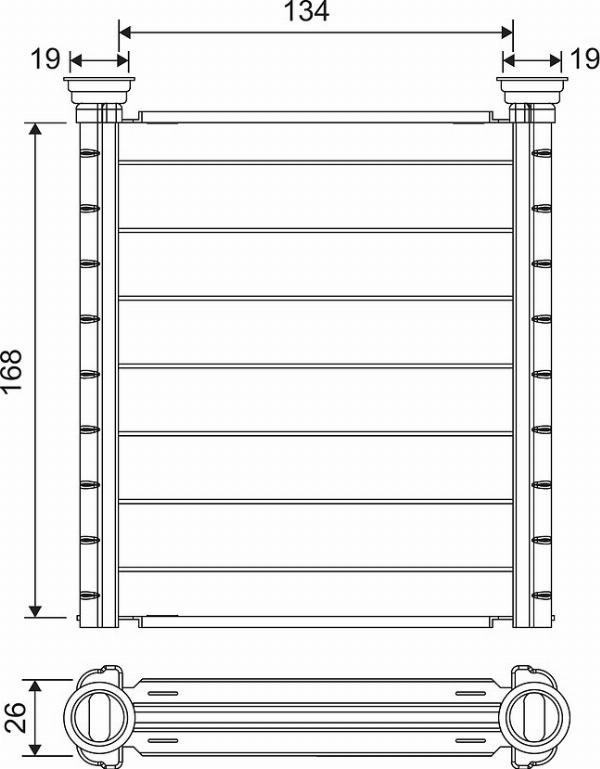 Valeo 811689 - Теплообменник, отопление салона abcparts.ee
