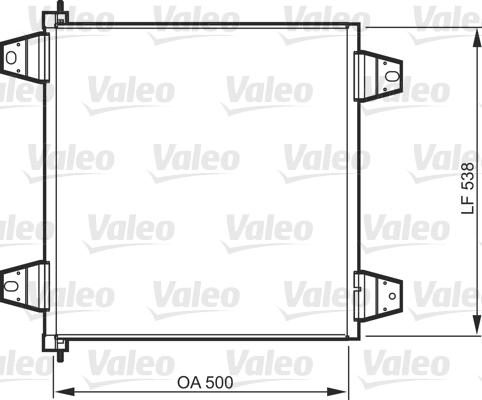 VALEO 818986 - Конденсатор кондиционера abcparts.ee
