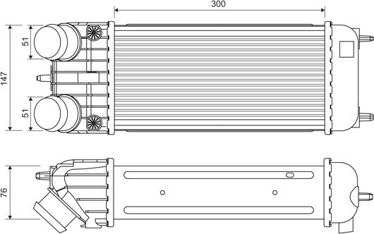 Valeo 818385 - Интеркулер, теплообменник турбины abcparts.ee