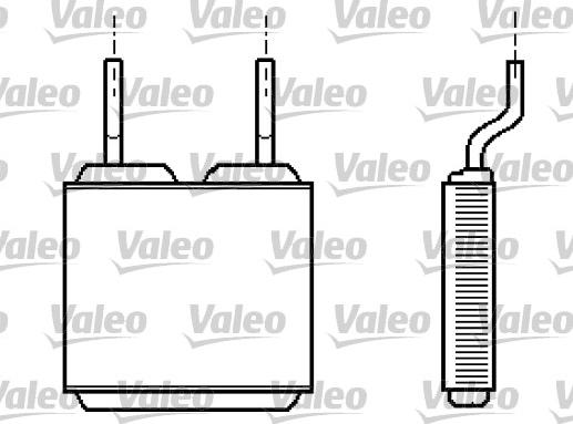 VALEO 812149 - Теплообменник, отопление салона abcparts.ee