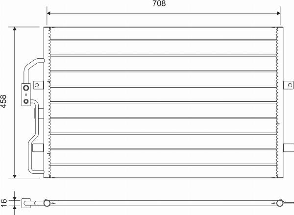 VALEO 812710 - Конденсатор кондиционера abcparts.ee