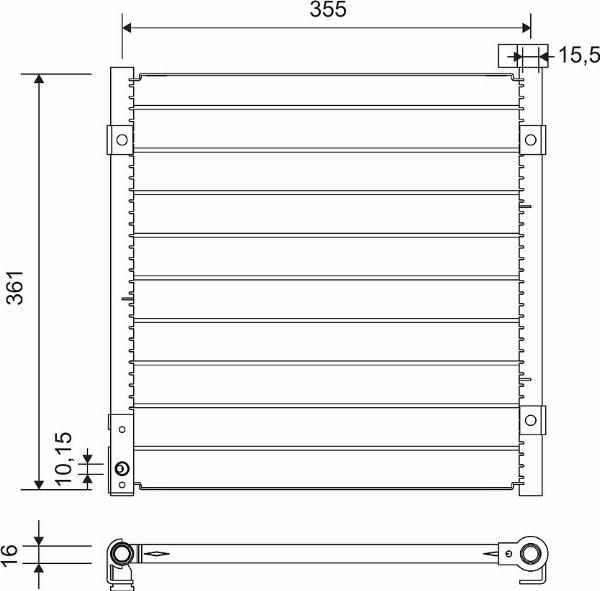 Valeo 812712 - Конденсатор кондиционера abcparts.ee