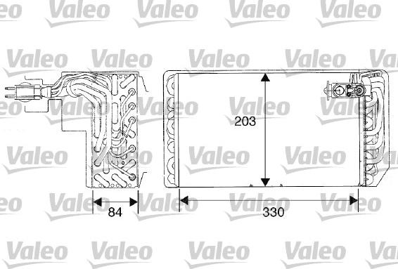 VALEO 817467 - Испаритель, кондиционер abcparts.ee