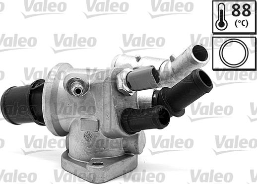 VALEO 820577 - Термостат охлаждающей жидкости / корпус abcparts.ee