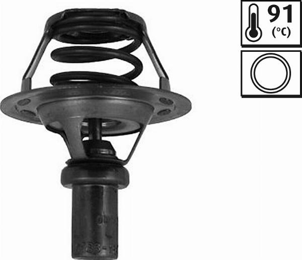 Valeo 820009 - Термостат охлаждающей жидкости / корпус abcparts.ee