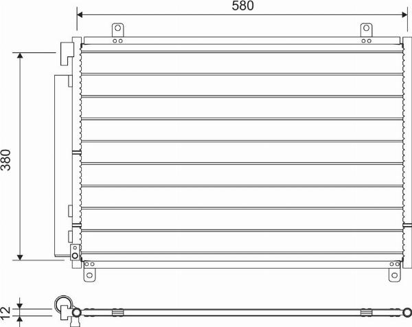 Valeo 822659 - Конденсатор кондиционера abcparts.ee