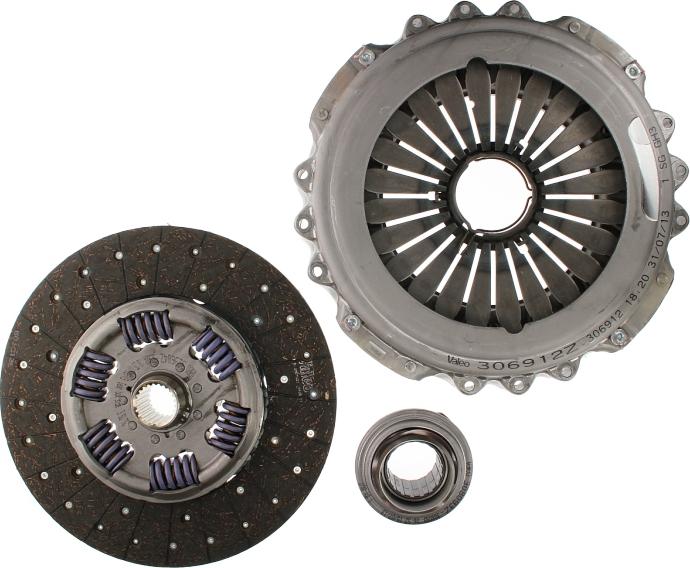 Valeo 827293 - Комплект сцепления abcparts.ee
