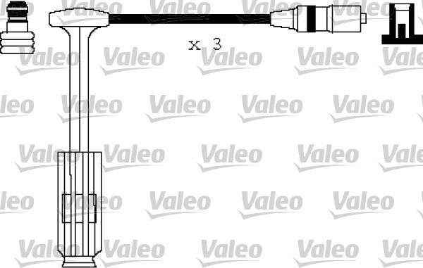 VALEO 346146 - Комплект проводов зажигания abcparts.ee