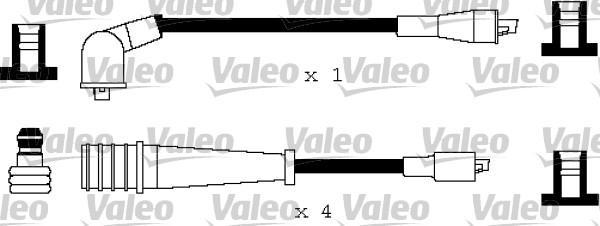 VALEO 346164 - Комплект проводов зажигания abcparts.ee