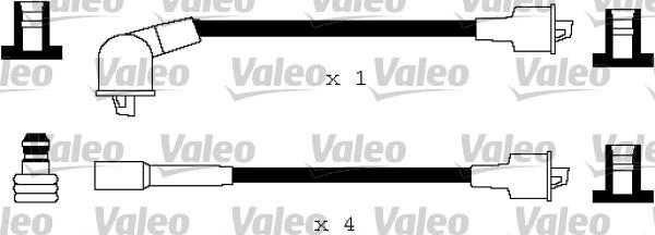 VALEO 346165 - Комплект проводов зажигания abcparts.ee