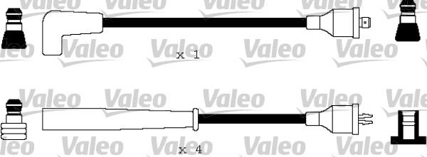 Valeo 346168 - Комплект проводов зажигания abcparts.ee