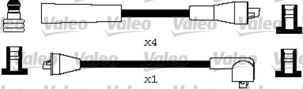 VALEO 346261 - Комплект проводов зажигания abcparts.ee