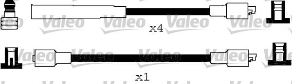 VALEO 346204 - Комплект проводов зажигания abcparts.ee