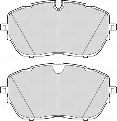 Valeo 302205 - Тормозные колодки, дисковые, комплект abcparts.ee