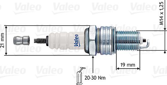 VALEO 246912 - Свеча зажигания abcparts.ee