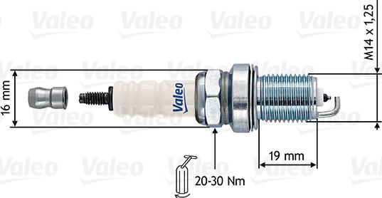 VALEO 246898 - Свеча зажигания abcparts.ee