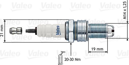 VALEO 246859 - Свеча зажигания abcparts.ee