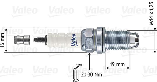 VALEO 246850 - Свеча зажигания abcparts.ee
