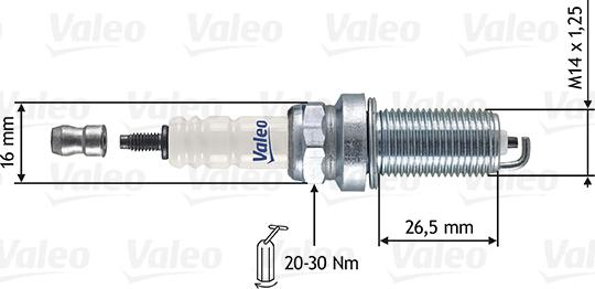 VALEO 246865 - Свеча зажигания abcparts.ee