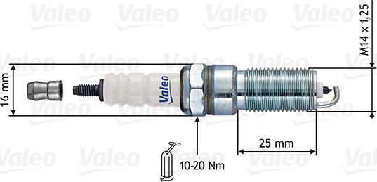 VALEO 246866 - Свеча зажигания abcparts.ee