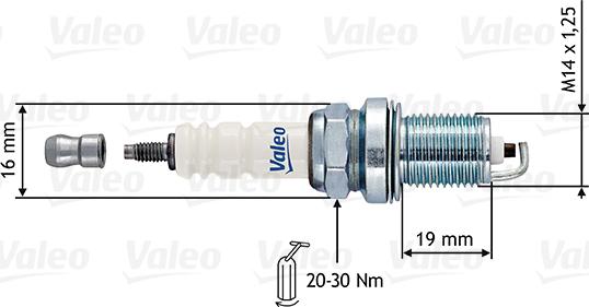 VALEO 246884 - Свеча зажигания abcparts.ee