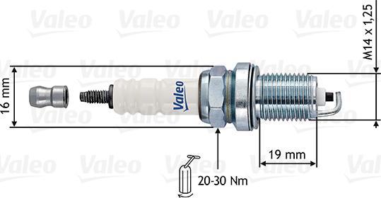 VALEO 246886 - Свеча зажигания abcparts.ee