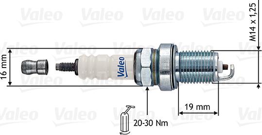 VALEO 246871 - Свеча зажигания abcparts.ee
