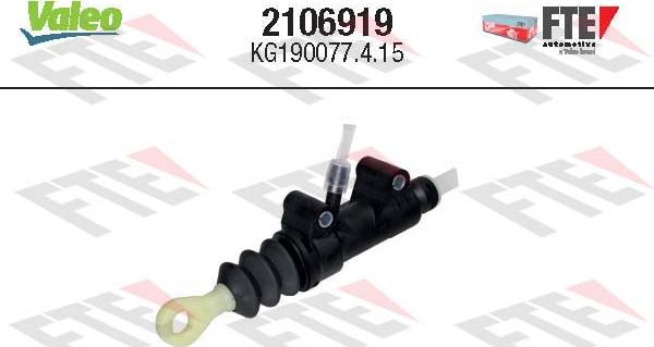 VALEO 2106919 - Главный цилиндр, система сцепления abcparts.ee