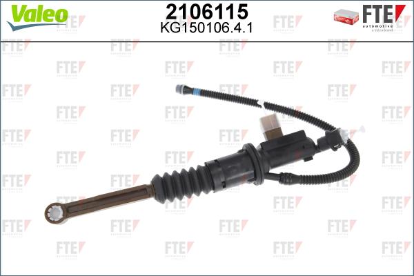 Valeo 2106115 - Главный цилиндр, система сцепления abcparts.ee