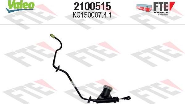 VALEO 2100515 - Главный цилиндр, система сцепления abcparts.ee